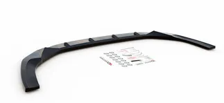 Maxton Design Front Splitter For 8Y Audi RS3 - Textured Black (V1)